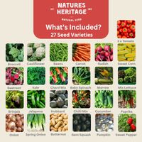 Natures Heritage 27 Variety Vegetable Seed Box
